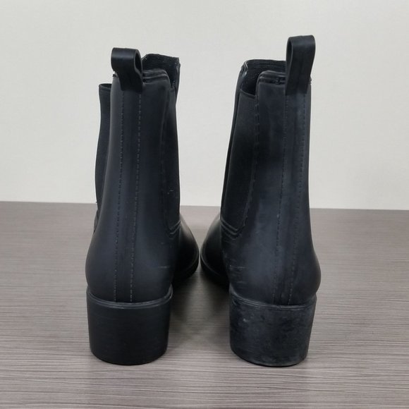 Jeffrey Campbell Stormy Rain Boot, Black, Womens Size 6 - Picture 5 of 11